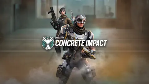 Rainbow Six Mobile Operation Concrete Impact, opérateurs sur le visuel de l’opération