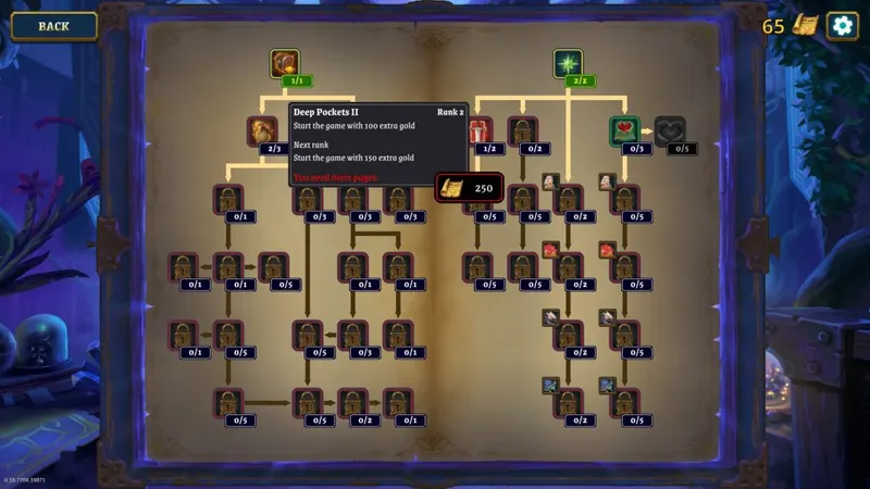 Roguebook - améliorations