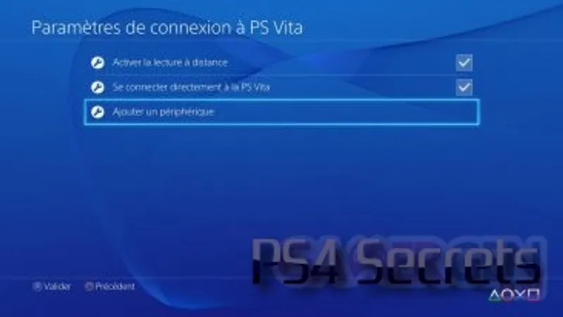 Mode d'emploi de la fonction Remote Play avec la PSvita