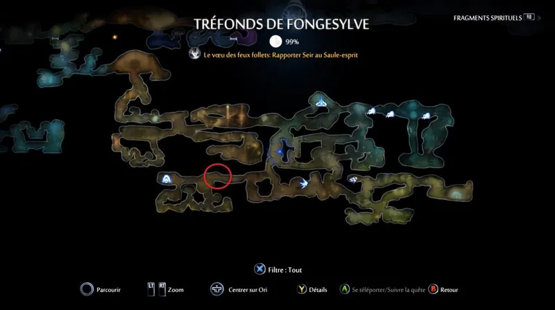 Ori and the Will of the Wisps quête "de main en main" étape 7