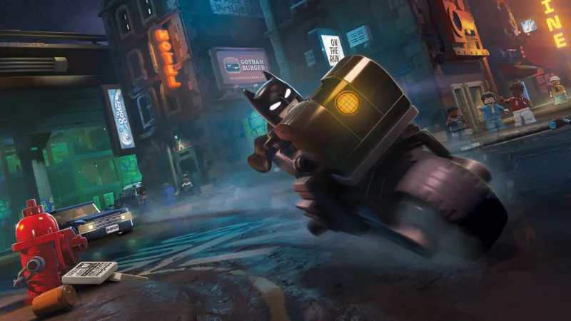 Combat LEGO Batman avec gadgets dans Legacy of the Dark Knight