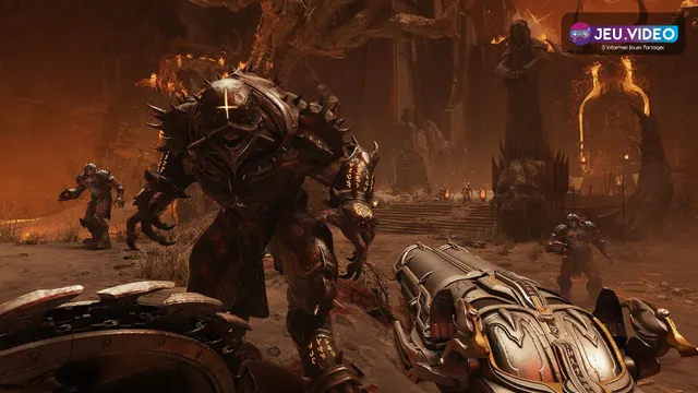 DOOM The Dark Ages test avec le Slayer et son bouclier en image officielle