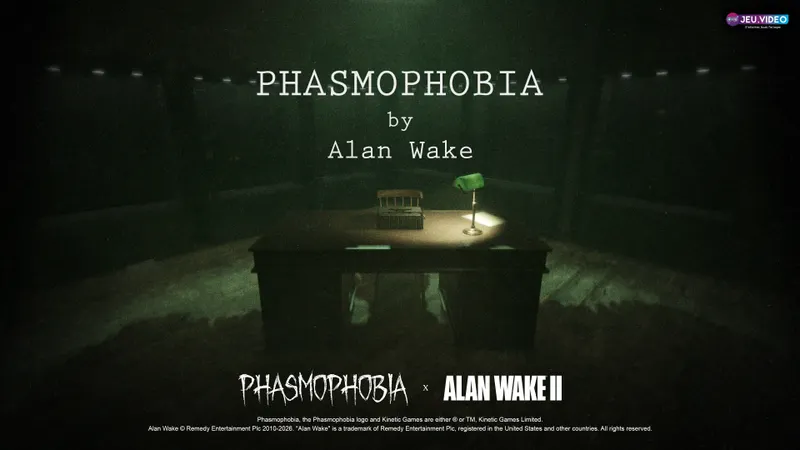 Phasmophobia Alan Wake : visuel officiel de l’événement inédit