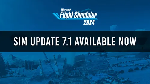 Microsoft Flight Simulator 2024, capture de présentation pour les notes de Sim Update 7.1
