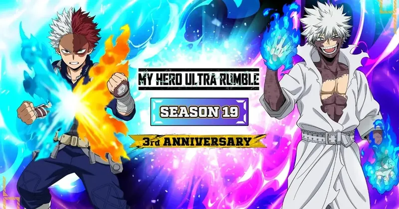 MY HERO ULTRA RUMBLE: illustration accompanying the October 14, 2026 adjustments