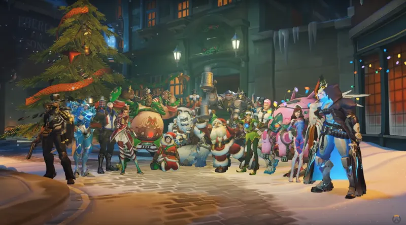 skin overwatch Noël