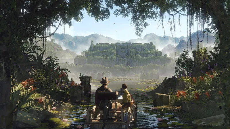 Capture officielle de Indiana Jones et le Cercle Ancien montrant le contexte de gameplay pour l'étape 2 du guide joueur