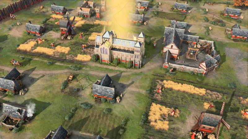 Capture officielle de Age of Empires IV montrant le contexte de gameplay pour l'étape 2 du guide joueur