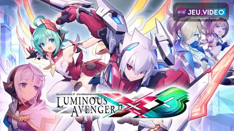 Gunvolt iX 3 annoncé avec Copen, Lola et le logo officiel du jeu