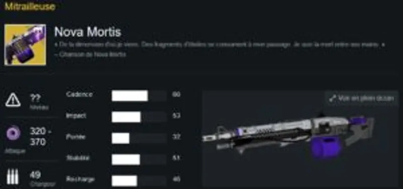 nova mortis exotiques