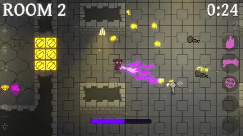 Negative Time : visuel officiel du shooter bullet hell temporel