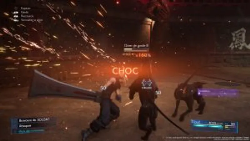 Final Fantasy VII Remake - Combats - Choc