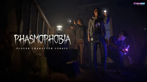 Phasmophobia mise à jour montrant les chasseurs de fantômes avant la personnalisation