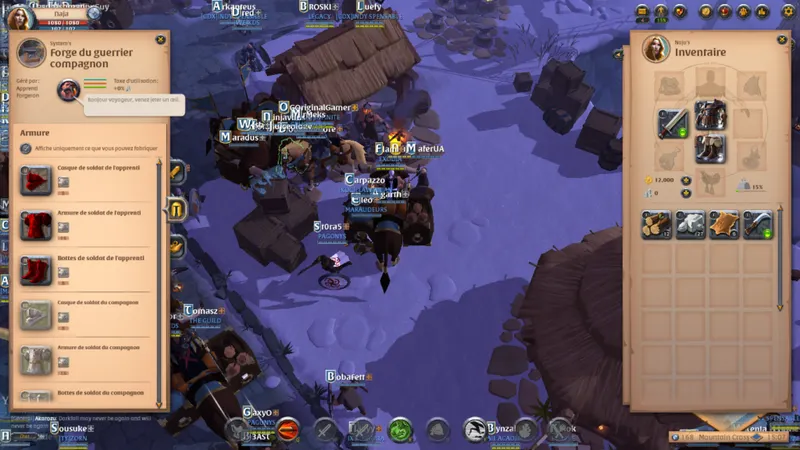 Albion Online forgeron