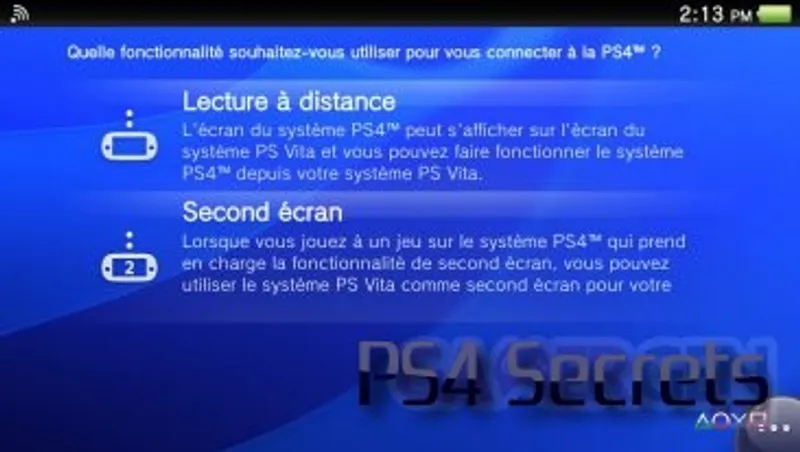 Mode d'emploi de la fonction Remote Play avec la PSvita