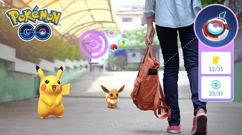 Pokémon GO Explorer Gadget, visuel officiel de la fonctionnalité