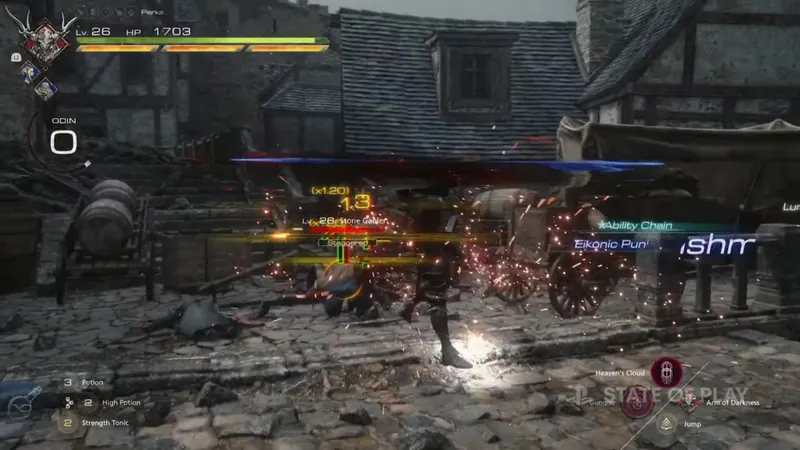 ff16 gameplay