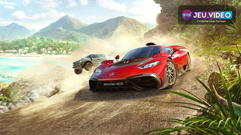 Voitures tout-terrain de Forza Horizon 5 roulant au Mexique pour illustrer une méthode fiable de crédits