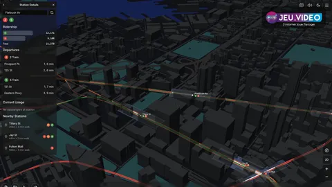 Capture officielle de Subway Builder montrant un réseau de métro en construction