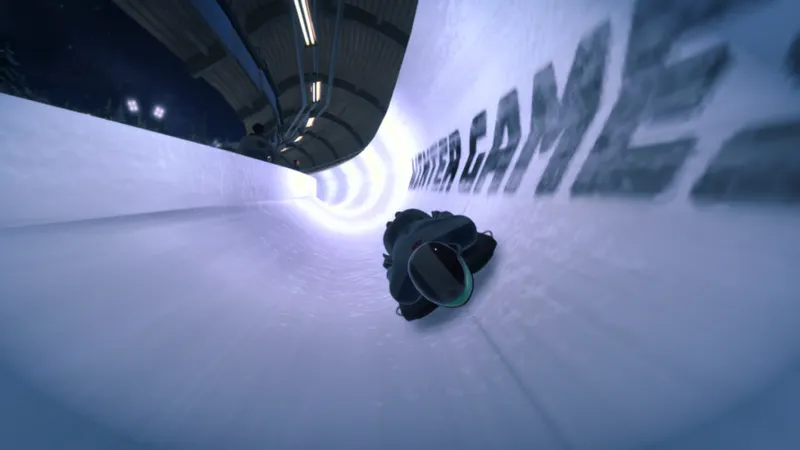 Winter Games 2023 skeleton