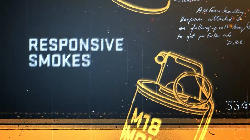 Visuel officiel des fumigènes réactifs de Counter-Strike 2 utilisé pour tester les FPS dans les smokes