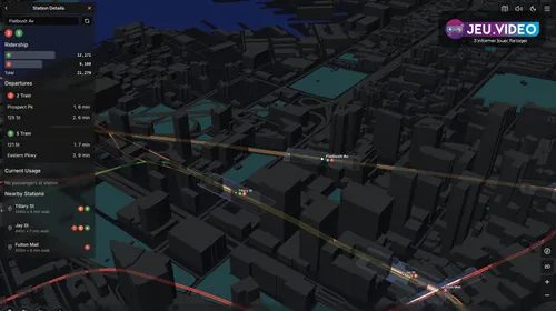 Capture officielle de Subway Builder montrant un réseau de métro en construction