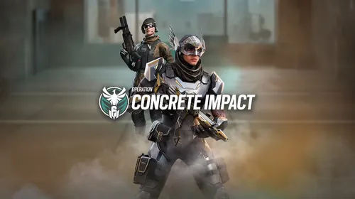 Rainbow Six Mobile Operation Concrete Impact, opérateurs sur le visuel de l’opération