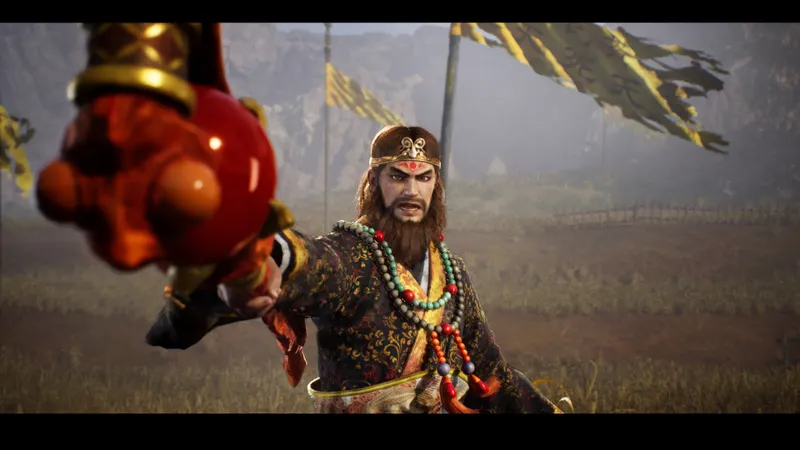 Dynasty Warriors 3 sortie montrant un officier en combat sur PS5