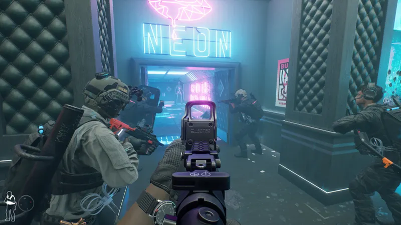 Capture officielle de Ready or Not montrant le contexte de gameplay pour l'étape 5 du guide joueur