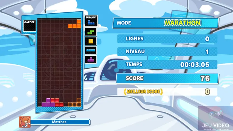 Test Puyo Puyo Tetris 2 - Marathon