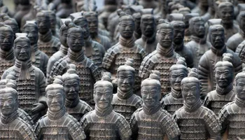 armée de terre cuite de Qin Shi Huang, premier empereur de Chine