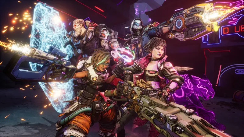 Capture officielle Steam montrant les combats de Borderlands 4 sur Kairos