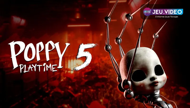 Poppy Playtime sortie console avec le visuel officiel du chapitre 5 et son pantin