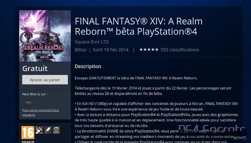Final Fantasy XIV : A Realm Reborn