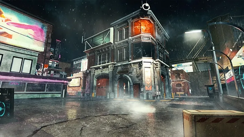 Noir, carte multijoueur du DLC Sabotage