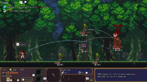 SWORD FLINGER dans une capture de sa galerie Steam accompagnant les notes de mise à jour