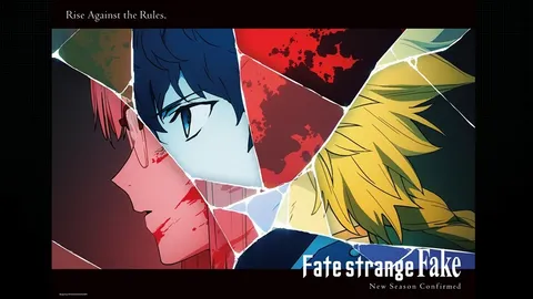 Visuel teaser de Fate/strange Fake montrant Ayaka Sajyou, Saber et Sigma