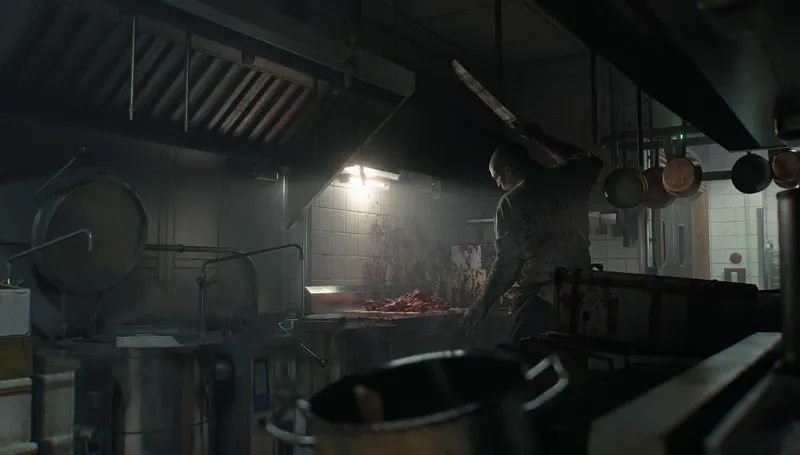 Ennemi imposant dans un couloir de Resident Evil Requiem à contourner plutôt que combattre