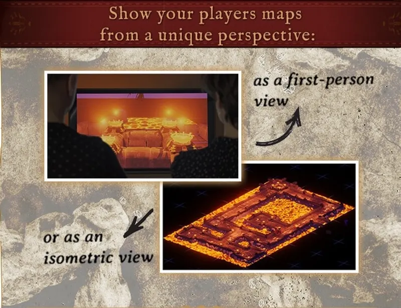 Kickstarter Never Ending Dungeon - Vues