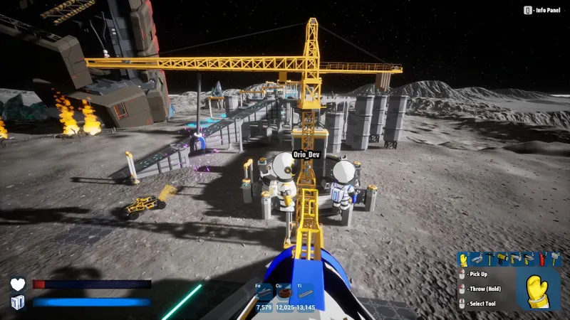 Une base lunaire colorée apparaît dans Moon Crashers