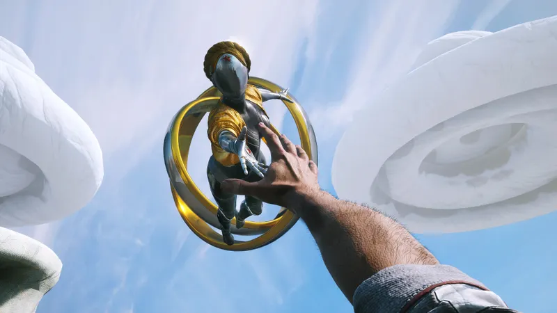 Atomic Heart Blood on Crystal dans un décor glacial et surréaliste