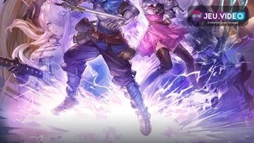 Test Granblue Fantasy Versus Rising : key art officiel avec Gran et Djeeta en combat