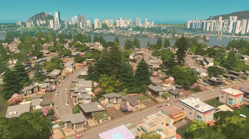 Cities : Skylines, capture du jeu en illustration de la présentation de Holiday Getaways