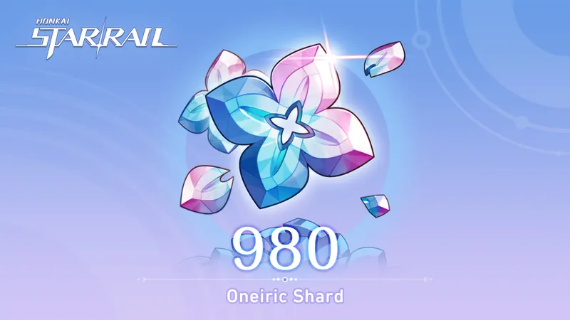 Pack Oneiric Shard 980 de Honkai Star Rail lié aux achats premium