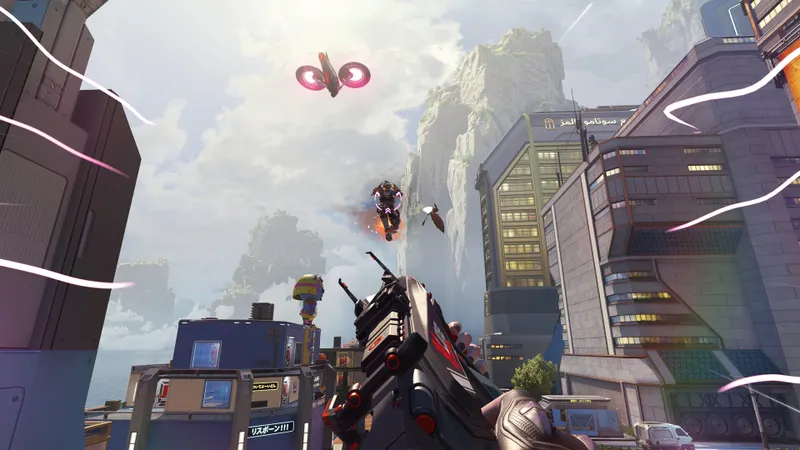 Apex Legends™ combat rapproché dans une zone urbaine