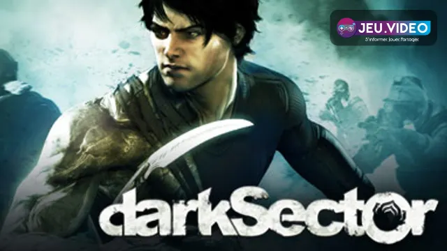 Visuel officiel de Dark Sector avec Hayden Tenno tenant son glaive