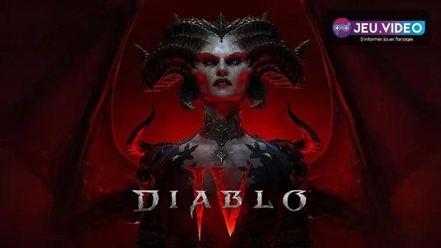 Visuel officiel de Diablo IV montrant l’univers sombre de Sanctuaire pour un Sorcier en progression.