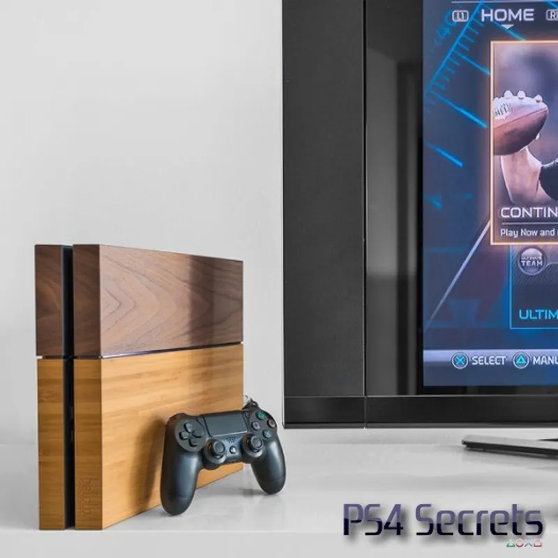 Customiser sa Playstation 4 en bois