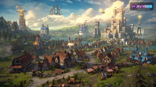 Heroes Olden Era ville Temple dans la stratégie fantasy
