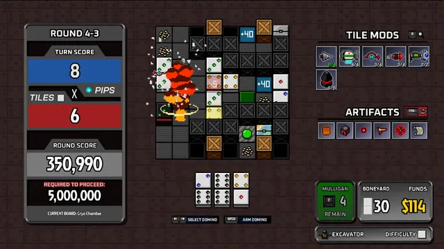 Dominocalypse, aperçu officiel du puzzle de dominos